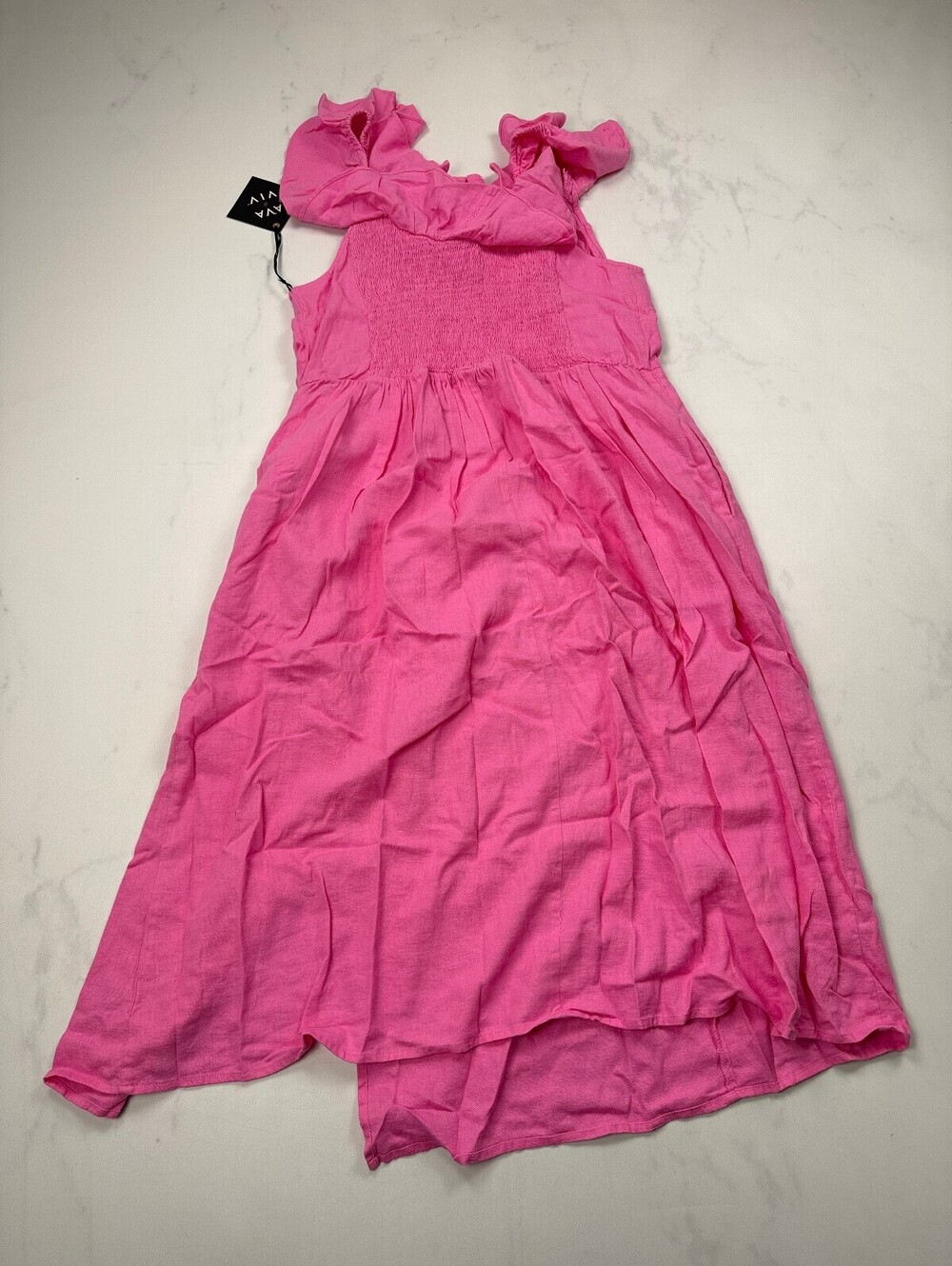 Ava & Viv Pink Sundress Modern Feminine - Womens 1X